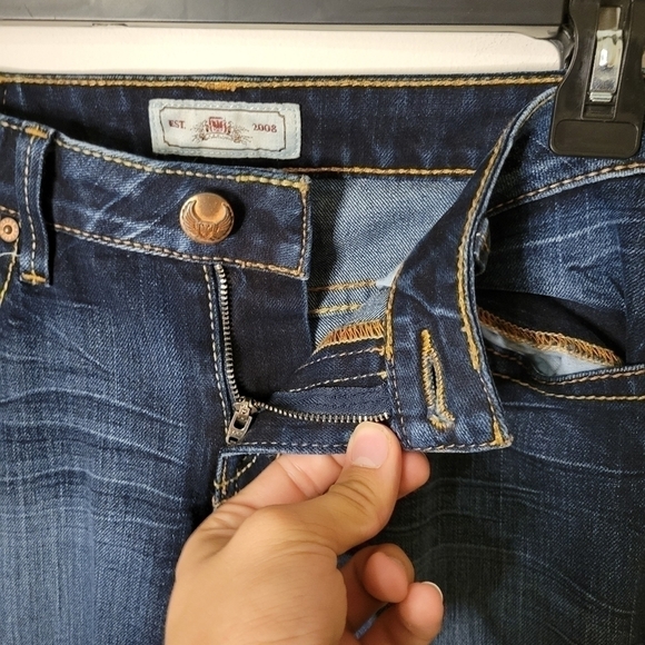 PRVCY Women's Dark Straight Denim Jeans - Size (27) - Excellent Condition - Picture 7 of 12